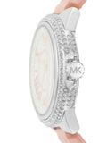  Shop Authentic Michael Kors Camille Three-Hand Crystals White Dial Pink Leather Strap Watch for Women - MK2963 - Luxxuri