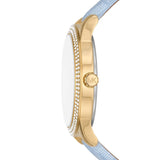  Shop Authentic Michael Kors Tibby Multifunction White Dial Blue Leather Strap Watch For Women - MK2965 - Luxxuri