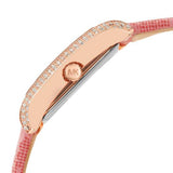  Shop Authentic Michael Kors Emery Quartz Diamonds Red Dial Pink Leather Strap Watch For Women - MK2966 - Luxxuri