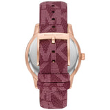  Shop Authentic Michael Kors Tibby Multifunction Red Dial Red Leather Strap Watch For Women - MK2967 - Luxxuri