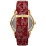  Shop Authentic Michael Kors Tibby Multifunction Silver Dial Red Leather Strap Watch For Women - MK2975 - Luxxuri