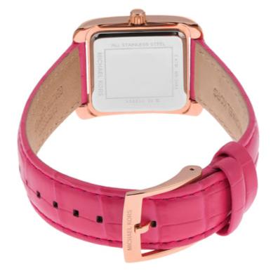  Shop Authentic Michael Kors Emery Quartz Diamonds Rose Gold Dial Pink Leather Strap Watch For Women - MK2984 - Luxxuri