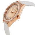  Shop Authentic Michael Kors Harlowe Analog Rose Gold Dial White Leather Strap Watch For Women - MK2989 - Luxxuri