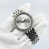  Shop Authentic Michael Kors Darci Silver Dial Silver Stainless Steel Strap Watch for Women - MK3190 - Luxxuri