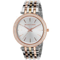 Michael Kors Darci Silver Dial Two Tone Stainless Steel Strap Watch for Women - MK3203