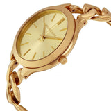  Shop Authentic Michael Kors Runway Gold Dial Gold Steel Strap Watch for Women - MK3222 - Luxxuri