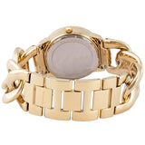  Shop Authentic Michael Kors Nini Three Hand Gold Dial Gold Steel Strap Watch For Women - MK3235 - Luxxuri