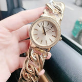  Shop Authentic Michael Kors Nini Three Hand Gold Dial Gold Steel Strap Watch For Women - MK3235 - Luxxuri