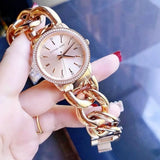  Shop Authentic Michael Kors Nini Quartz Crystals Rose Gold Dial Rose Go Watch For Women - MK3236 - Luxxuri