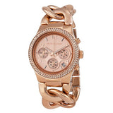  Shop Authentic Michael Kors Runway Rose Gold Dial Rose Gold Steel Strap Watch for Women - MK3247 - Luxxuri