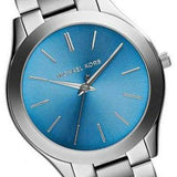  Shop Authentic Michael Kors Runway Blue Dial Silver Steel Strap Watch for Women - MK3292 - Luxxuri