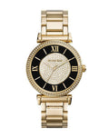  Shop Authentic Michael Kors Catlin Black Dial Gold Steel Strap Watch for Women - MK3338 - Luxxuri