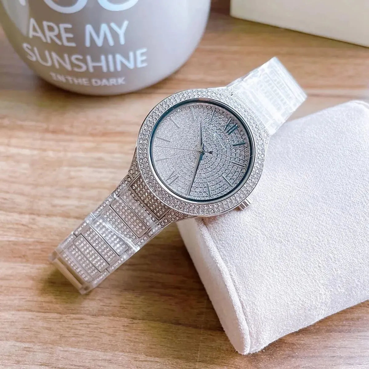  Shop Authentic Michael Kors Kerry Crystal Pave Silver Dial Silver Steel Strap Watch For Women - MK3359 - Luxxuri