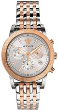  Shop Authentic Versace Sport Tech Chronograph While Dial Two Tone Steel Strap Watch for Men - VELT00319 - Luxxuri