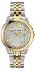  Shop Authentic Versace V-Urban Quartz Silver Dial Two Tone Steel Strap Watch for Men - VELQ00519 - Luxxuri