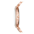Michael Kors Darci Black Dial Rose Gold Steel Strap Watch for Women - MK3402