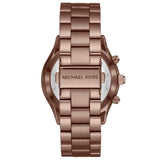  Shop Authentic Michael Kors Runway Quartz Brown Dial Brown Steel Strap Watch For Women - MK3418 - Luxxuri