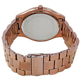  Shop Authentic Michael Kors Runway Quartz Brown Dial Brown Steel Strap Watch For Women - MK3418 - Luxxuri