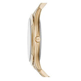  Shop Authentic Michael Kors Slim Runway Green Dial Gold Steel Strap Watch for Women - MK3435 - Luxxuri