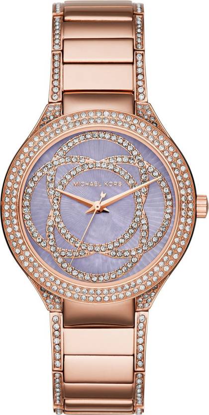  Shop Authentic Michael Kors Kerry Purple Dial Rose Gold Stainless Steel Strap Watch for Women - MK3482 - Luxxuri