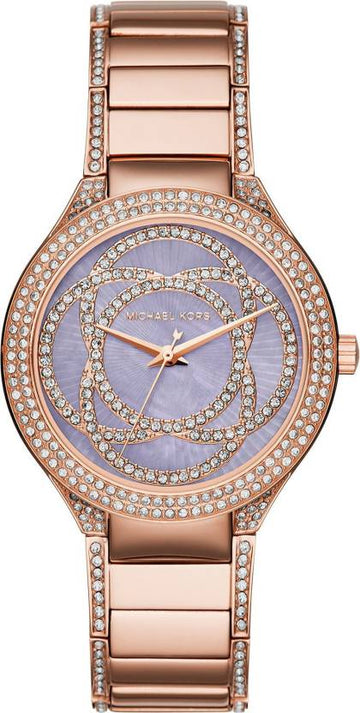  Shop Authentic Michael Kors Kerry Purple Dial Rose Gold Stainless Steel Strap Watch for Women - MK3482 - Luxxuri