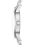 Shop Authentic Michael Kors Hartman Quartz Silver Dial Silver Steel Strap Watch For Women - MK3489 - Luxxuri