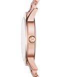  Shop Authentic Michael Kors Hartman Rose Gold Dial Rose Gold Steel Strap Watch For Women - MK3491 - Luxxuri