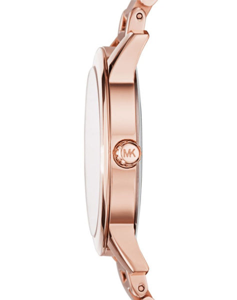  Shop Authentic Michael Kors Hartman Rose Gold Dial Rose Gold Steel Strap Watch For Women - MK3491 - Luxxuri