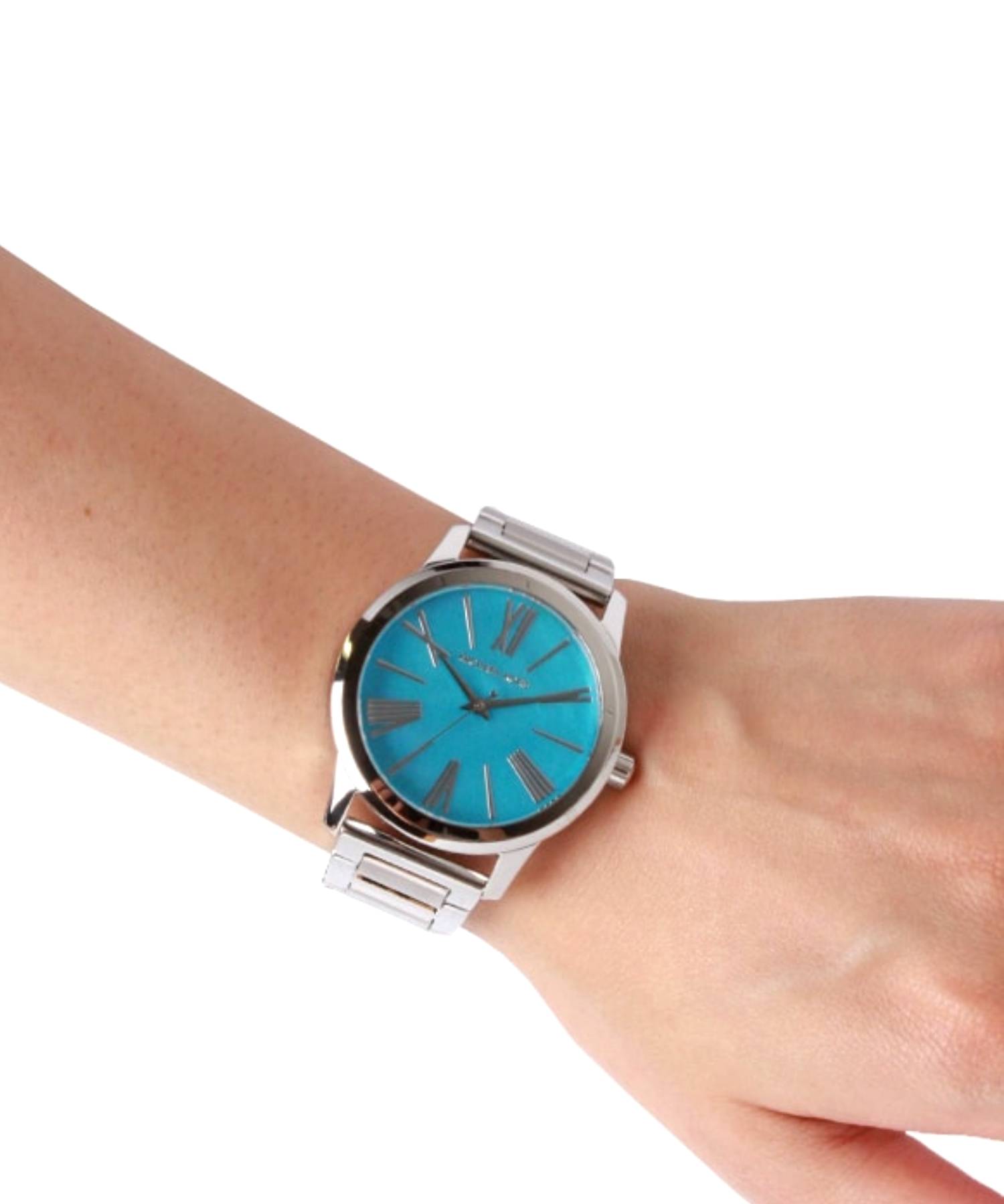  Shop Authentic Michael Kors Hartman Quartz Blue Dial Silver Steel Strap Watch For Women - MK3519 - Luxxuri