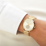  Shop Authentic Michael Kors Portia Gold Dial Gold Steel Strap Watch for Women - MK3639 - Luxxuri