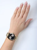  Shop Authentic Michael Kors Hartman Analog Quartz Black Dial Gold Steel Strap Watch For Women - MK3647 - Luxxuri