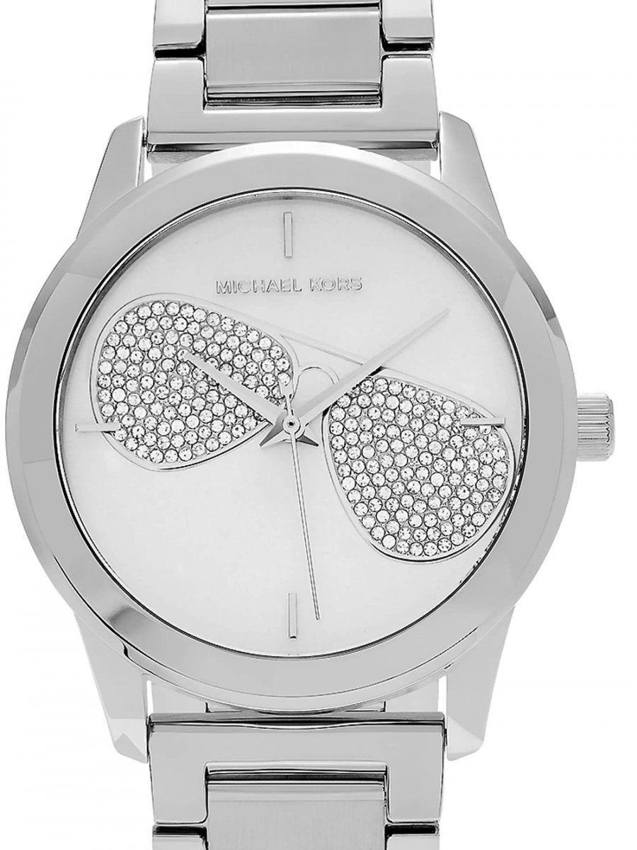  Shop Authentic Michael Kors Harman Analog Silver Dial Silver Steel Strap Watch For Women - MK3672 - Luxxuri