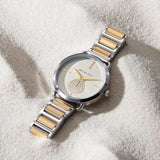  Shop Authentic Michael Kors Silver Dial Two Tone Steel Strap Watch for Women - MK3679 - Luxxuri