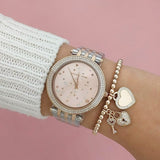 Shop Authentic Michael Kors Darci Rose Gold Dial Two Tone Steel Strap Watch for Women - MK3726 - Luxxuri