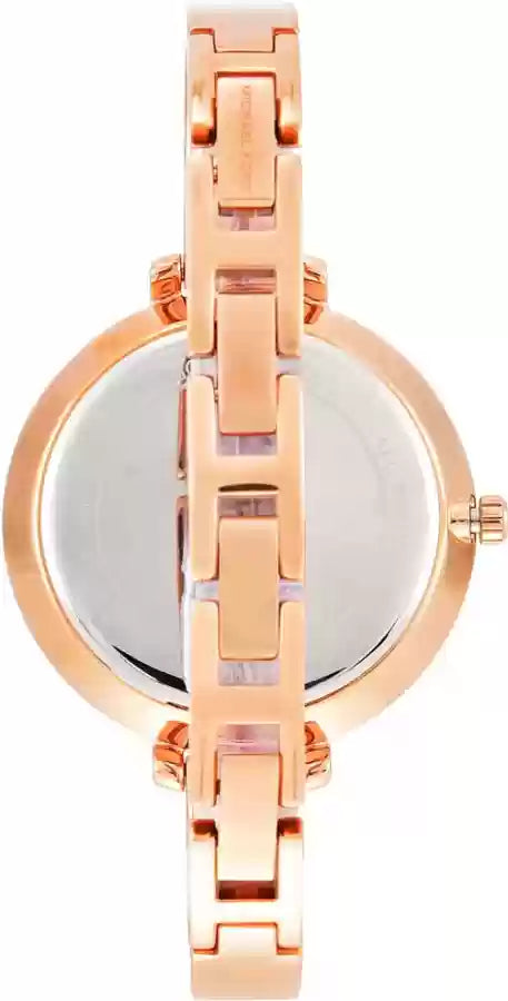  Shop Authentic Michael Kors Jaryn Quartz Rose Gold Dial Rose Gold Steel Strap Watch For Women - MK3735 - Luxxuri