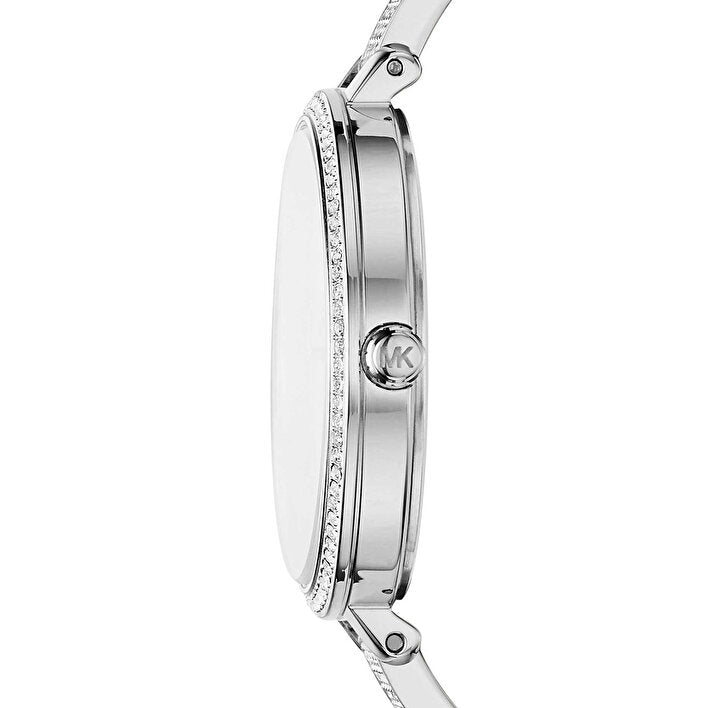  Shop Authentic Michael Kors Jaryn Quartz Silver Dial Silver Steel Strap Watch For Women - MK3783 - Luxxuri