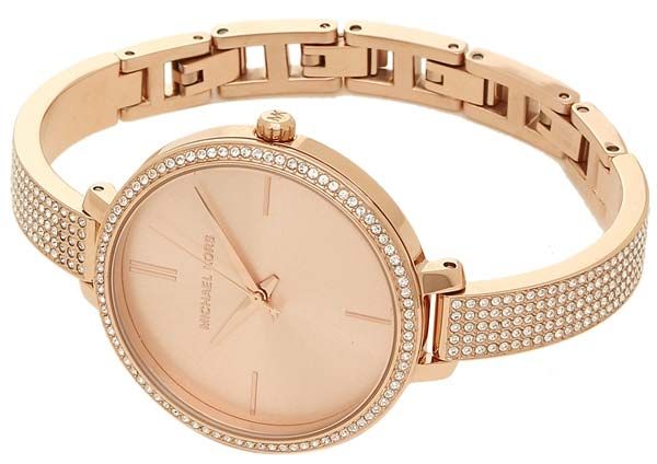  Shop Authentic Michael Kors Jaryn Quartz Rose Gold Dial Rose Gold Steel Strap Watch For Women - MK3785 - Luxxuri