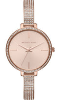  Shop Authentic Michael Kors Jaryn Quartz Rose Gold Dial Rose Gold Steel Strap Watch For Women - MK3785 - Luxxuri