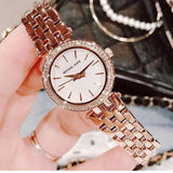  Shop Authentic Michael Kors Darci Analog Mother of Pearl Dial Rose Gold Steel Strap Watch For Women - MK3832 - Luxxuri