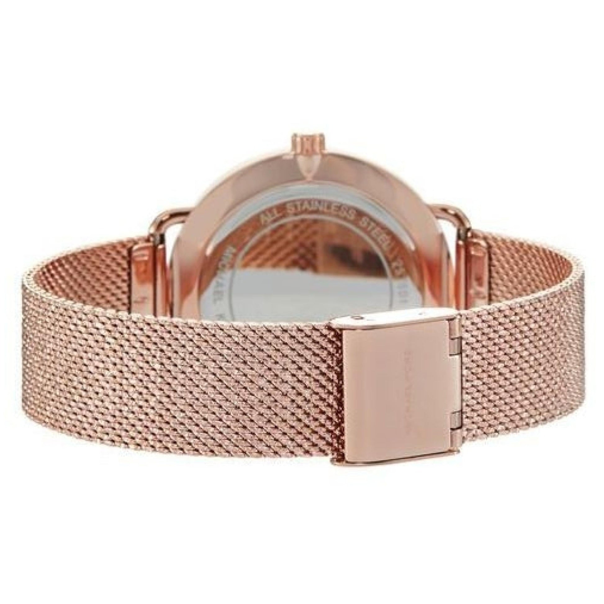  Shop Authentic Michael Kors Portia Rose Gold Dial Rose Gold Mesh Bracelet Watch for Women - MK3845 - Luxxuri