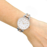  Shop Authentic Michael Kors Sophie Chronograph Silver Dial Two Tone Steel Strap Watch For Women - MK3880 - Luxxuri