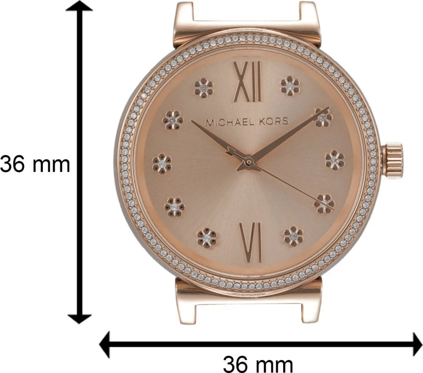  Shop Authentic Michael Kors Sofie Quartz Rose Gold Dial Rose Gold Steel Strap Watch For Women - MK3882 - Luxxuri
