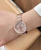  Shop Authentic Michael Kors Portia Quartz Silver Dial Rose Gold Steel Strap Watch For Women - MK3887 - Luxxuri
