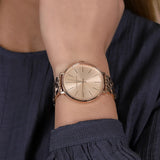  Shop Authentic Michael Kors Pyper Three-Hand Rose Gold Dial Rose Gold Steel Strap Watch For Women - MK3897 - Luxxuri