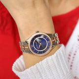  Shop Authentic Michael Kors Lauryn Quartz Blue Dial Two Tone Steel Strap Watch For Women - MK3929 - Luxxuri