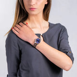  Shop Authentic Michael Kors Lauryn Quartz Blue Dial Two Tone Steel Strap Watch For Women - MK3929 - Luxxuri