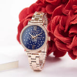  Shop Authentic Michael Kors Sofie Analog Quartz Blue Dial Rose Gold Steel Strap Watch For Women - MK3971 - Luxxuri