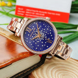  Shop Authentic Michael Kors Sofie Analog Quartz Blue Dial Rose Gold Steel Strap Watch For Women - MK3971 - Luxxuri