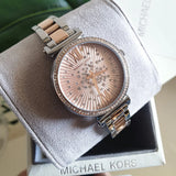  Shop Authentic Michael Kors Sofie Quartz Rose Gold Dial Two Tone Steel Strap Watch For Women - MK3972 - Luxxuri