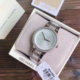  Shop Authentic Michael Kors Gabbi Quartz Crystals Silver Dial Silver Steel Strap Watch For Women - MK3984 - Luxxuri